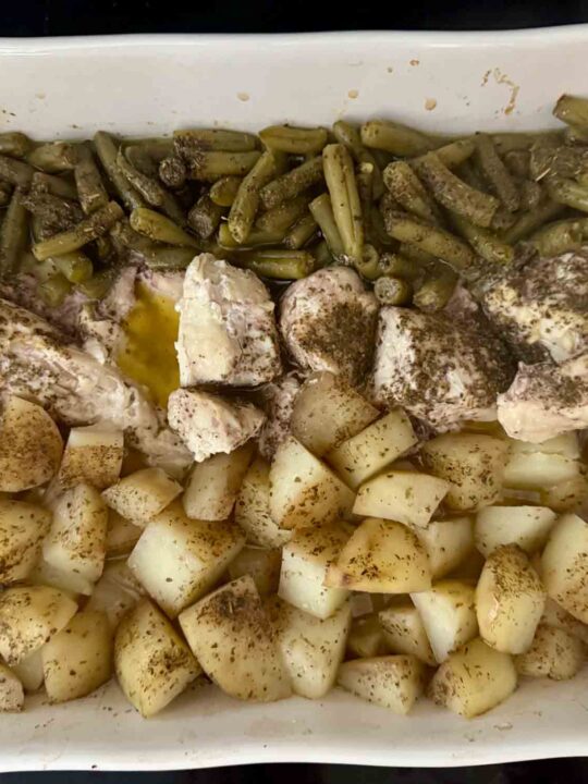 Easy Italian Chicken, Green Beans, And Potatoes Dinner Easy Italian Chicken, Green Beans, And Potatoes Dinner